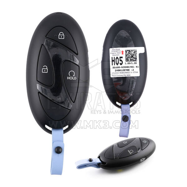 Chiave telecomando intelligente originale Hyundai IONIQ 2024, 4 pulsanti, 433 MHz, 95440-NI040
