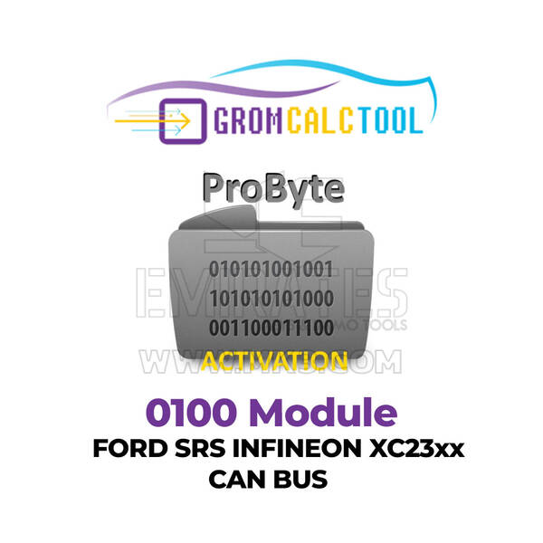 GromCalcTool 0100 Module FORD SRS INFINEON XC23xx CAN BUS