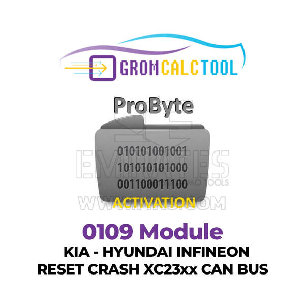 GromCalcTool 0109 Module Kia - Hyundai INFINEON Reset Crash XC23xx CAN BUS