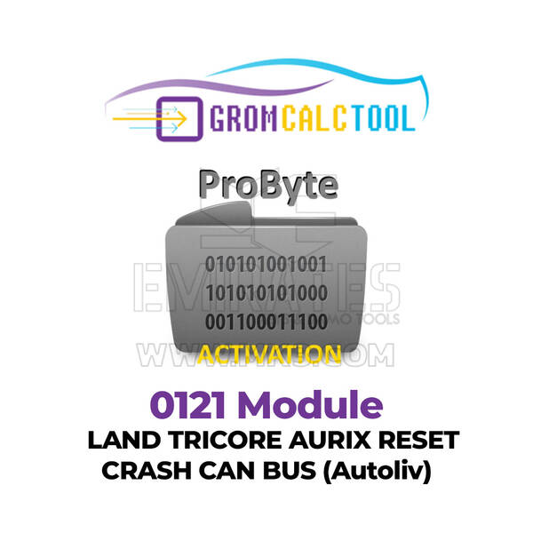 GromCalcTool 0121 Modülü LAND TRICORE AURIX Sıfırlama Çökmesi CAN BUS (Autoliv)