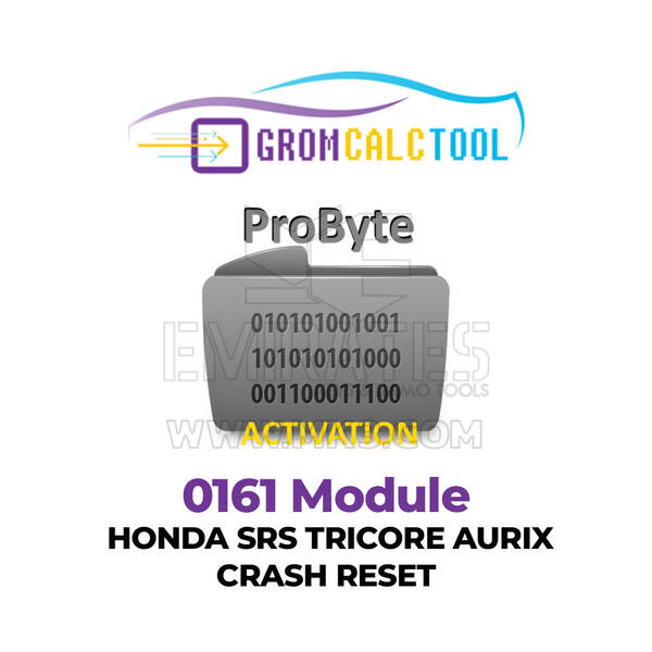 GromCalcTool 0161 Modulo HONDA SRS TRICORE AURIX CRASH RESET