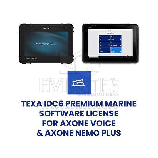 Texa IDC6 Premium Marine Software License For AXONE VOICE & AXONE NEMO PLUS (P2409000000000)