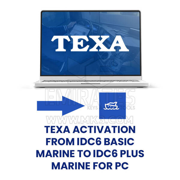 Texa Activation from IDC6 BASIC MARINE TO IDC6 PLUS MARINE Upgrade For PC (J2910000300000)