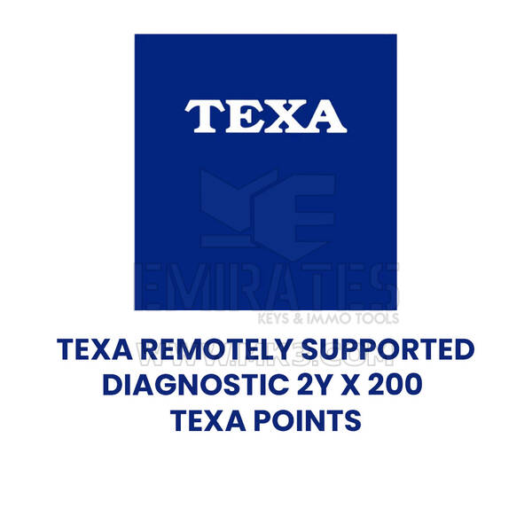 TEXA Remotely Supported Diagnostic 2Y x 200 Texa Points