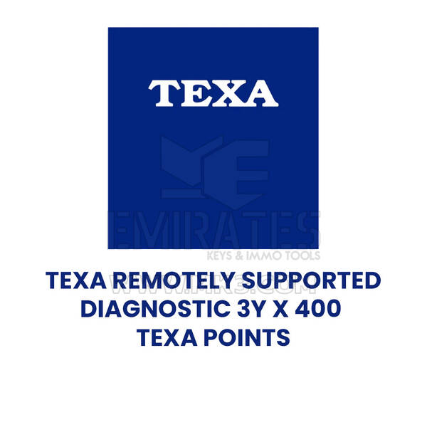 TEXA Remotely Supported Diagnostic 3Y x 400 Texa Points