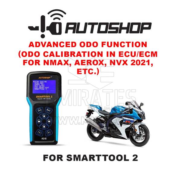 Funzione ODO avanzata di Autoshop (calibrazione ODO in ECU/ECM per NMAX, AEROX, NVX 2021, ecc.) PER SMARTTOOL 2