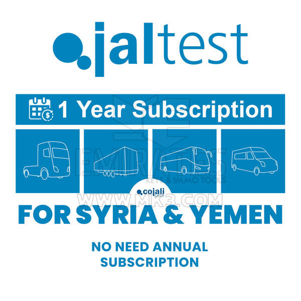 JALTEST MENA CV One-Year Update