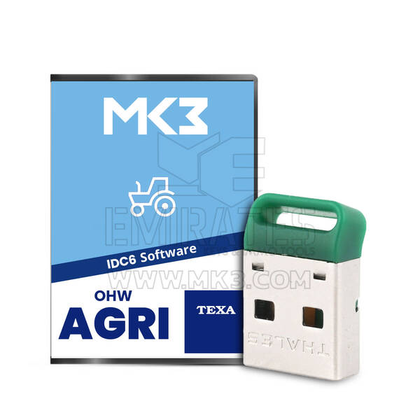 TEXA IDC6 PLUS OHW AGRI Software license (INC HASP KEY) For PC (P2307000000000)
