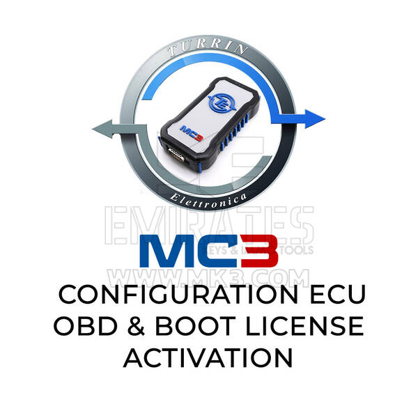 Turrin Elettronica MC3 Configuration ECU OBD & BOOT license Activation