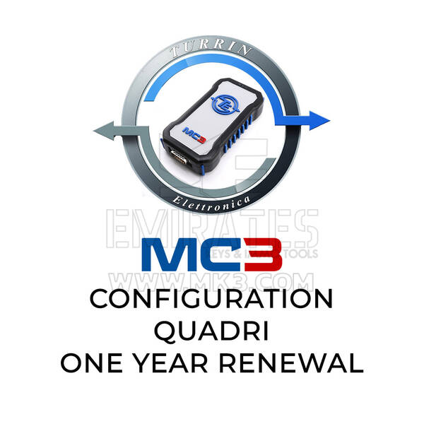 Turrin Elettronica MC3 Configuration QUADRI One Year Renewal