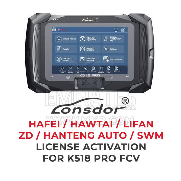 Lonsdor - HAFEI / HAWTAI / LIFAN/ZD / HANTENG AUTO / SWM License activation For K518 Pro FCV