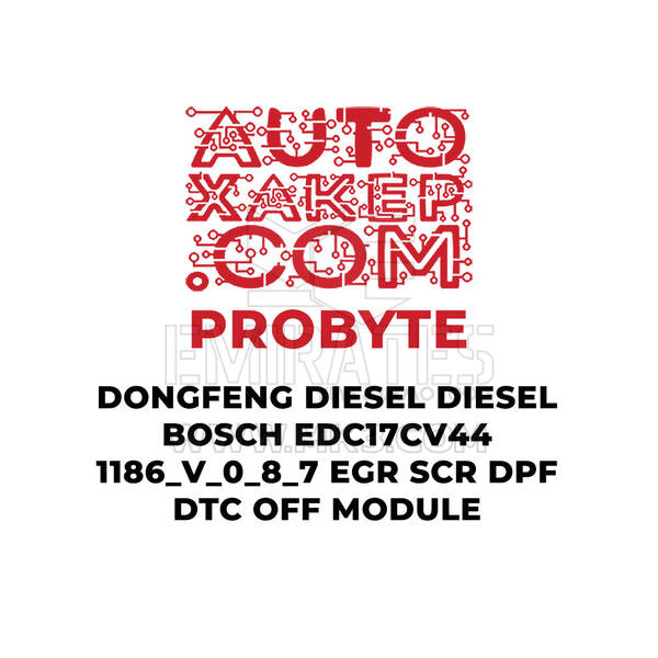 وحدة إيقاف تشغيل DTC SCR DPF من ProByte DongFeng Diesel Diesel Bosch EDC17CV44 1186_V_7_8_0 EGR