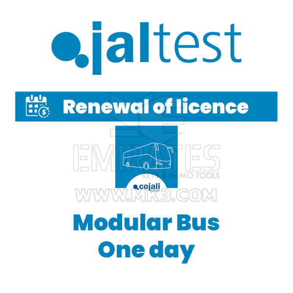 Модульный автобус Jaltest 29049 — продление лицензии на использование — один день