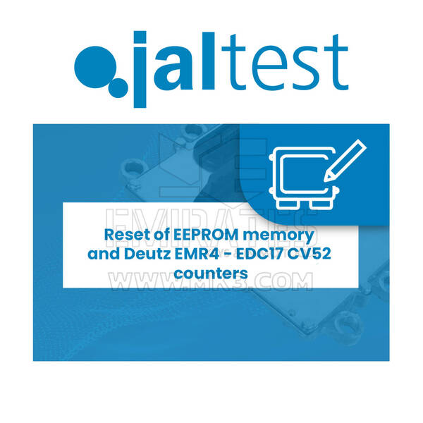 Jaltest JCS - 70810011 Reset of EEPROM memory and Deutz EMR4 - EDC17 CV52 counters