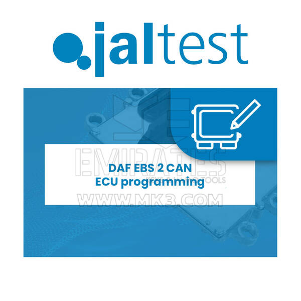 Jaltest JCS - 70810047 DAF EBS 2 CAN programação ECU