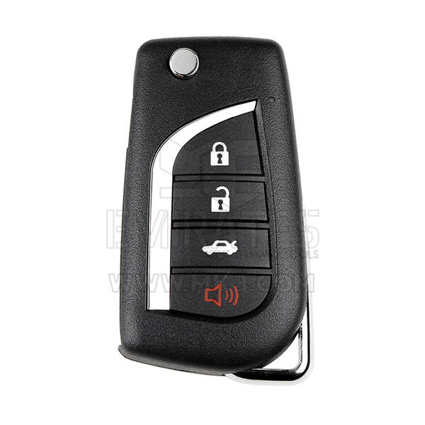 Xhorse VVDI Key Tool VVDI2 Wire Flip Remote Key 3+1 Button Toyota Type XKTO12EN