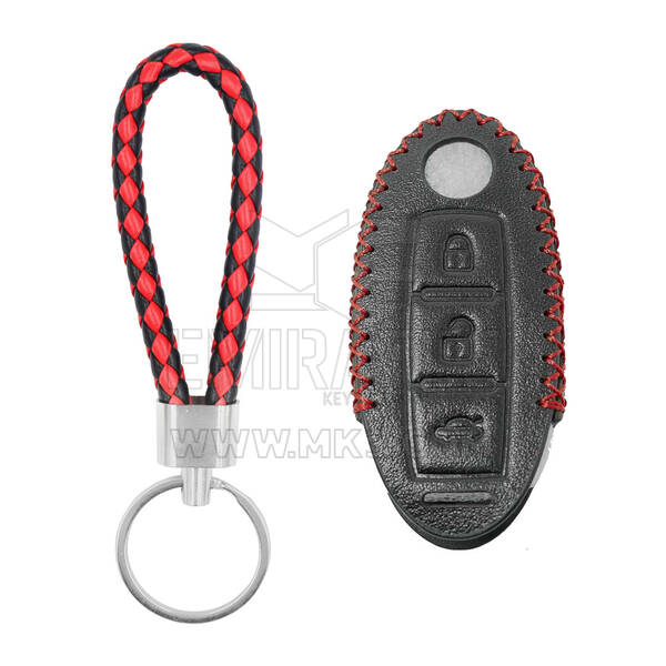 Кожаный чехол для Nissan Smart Remote Key 3 кнопки