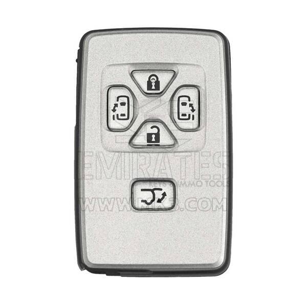 Toyota Smart Remote Key 5 Botões Porta deslizante 312 MHz Prata Capa PCB 271451-0751