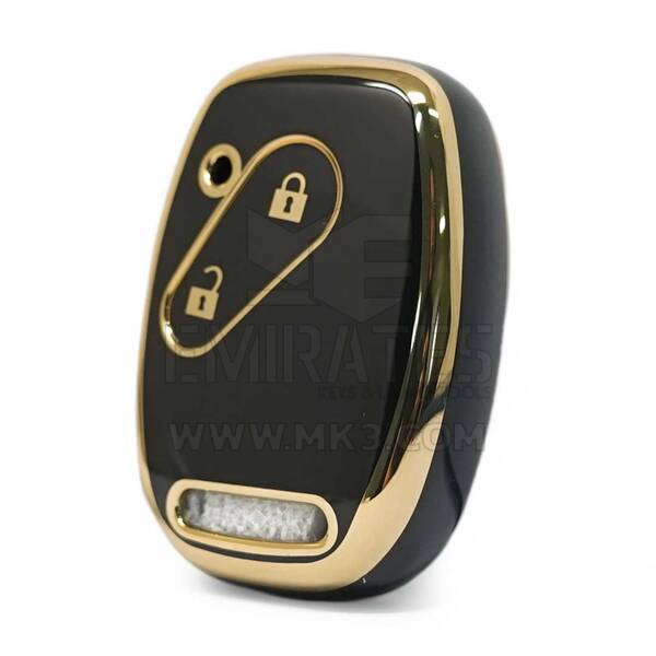 Housse Nano Haute Qualité Pour Honda Remote Key 2 Boutons Couleur Noire J11J