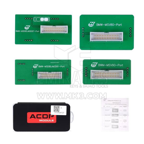 Yanhua ACDP Set Module 27 BMW MSV80/MSD8X/MSV90 DME قراءة/كتابة ISN واستنساخ