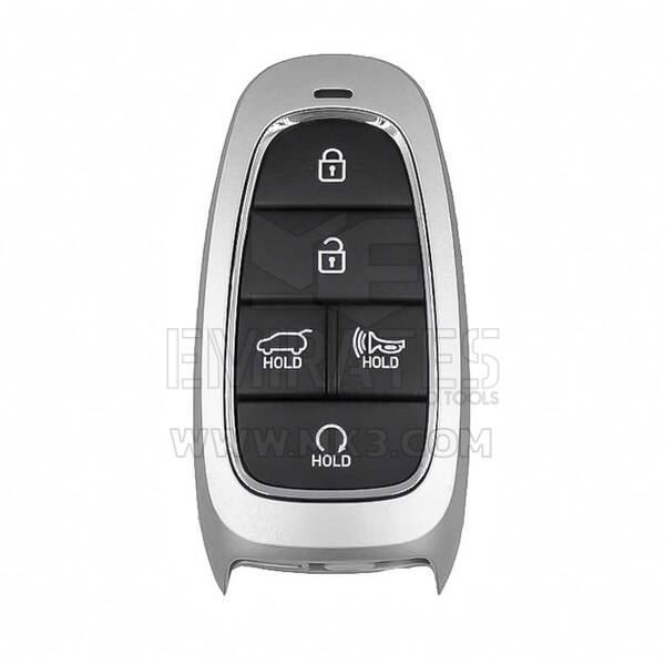 Chave remota inteligente original Hyundai Santa Fe 2021 com 5 botões, 433 MHz, código 95440-S1570