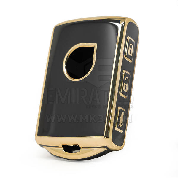Capa nano de alta qualidade para Volvo S90 Smart Remote Key cor preta