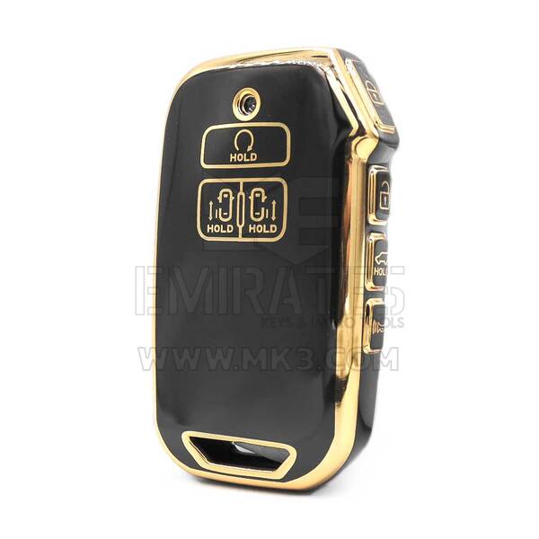 Capa Nano de alta qualidade para chave remota inteligente Kia 7 botões cor preta J11J7