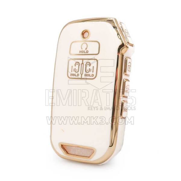 Capa Nano de alta qualidade para chave remota inteligente Kia 7 botões cor branca J11J7