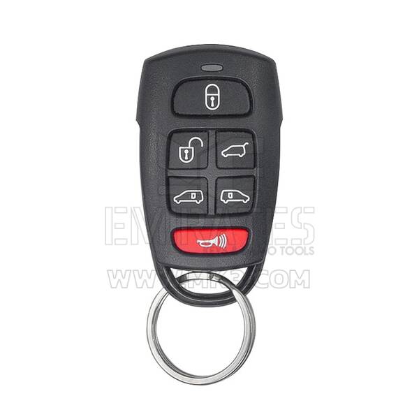 Chave remota original KIA Sedona 2009-2014 com 6 botões e 433MHz (código: 95430-4D082)
