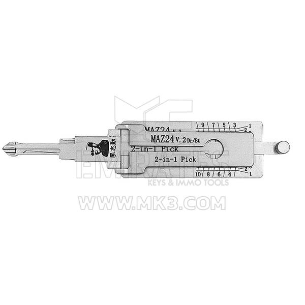 Оригинальный инструмент-декодер Lishi 2-в-1 MAZ24 V2-AG