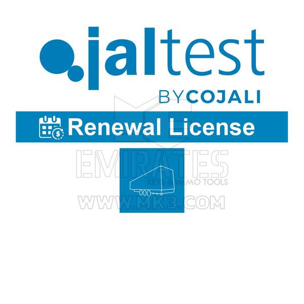 Jaltest - 29051500 TRAILER Modular - Renovação da licença de uso