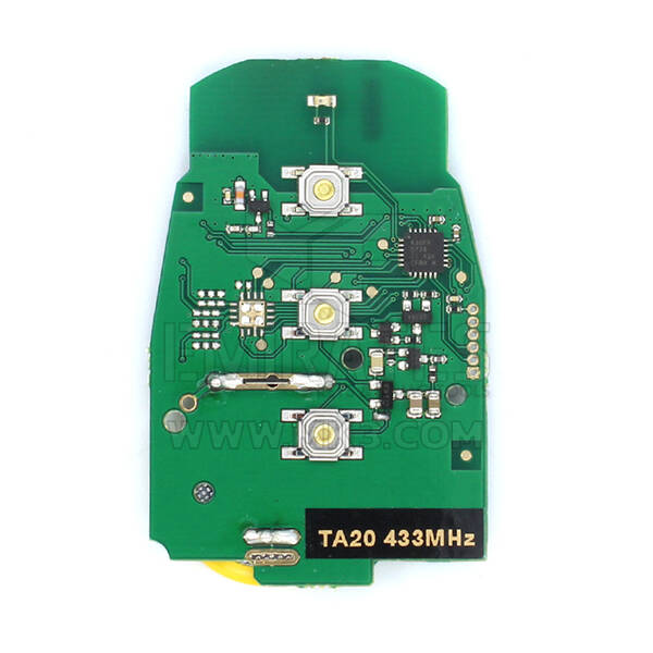 Abrites TA20 PCB BCM2 3 pulsanti 433 Mhz