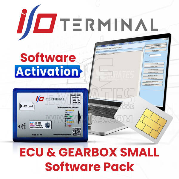 I/O IO Terminal Multi Tool - ECU & GEARBOX SMALL Software Pack Activation