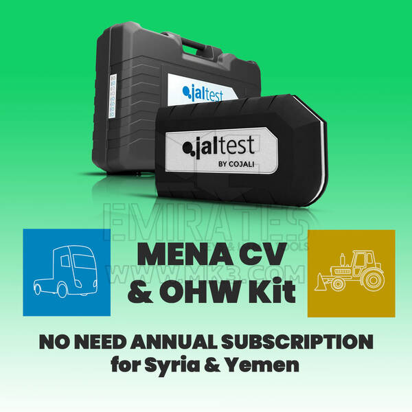 JALTEST MENA CV & OHW Kit Diagnostics