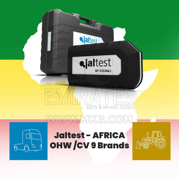JALTEST AFRICA CV / OHW 9 Brands Kit Diagnostics For Commercial Vehicle & Off-highway And Construction