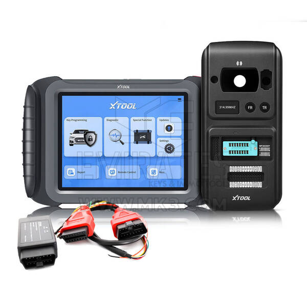 X-Tool X100PAD Elite2 Profesyonel Anahtar Programlayıcı + KC501 Anahtar ve Çip Programlayıcı + M821 Mercedes Benz Adaptörü