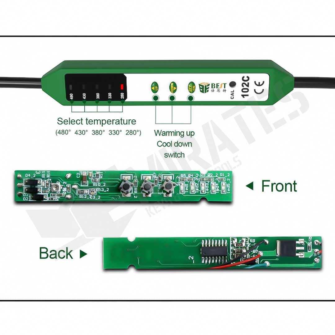 Sélection de la température - Réchauffement Commutateur de refroidissement