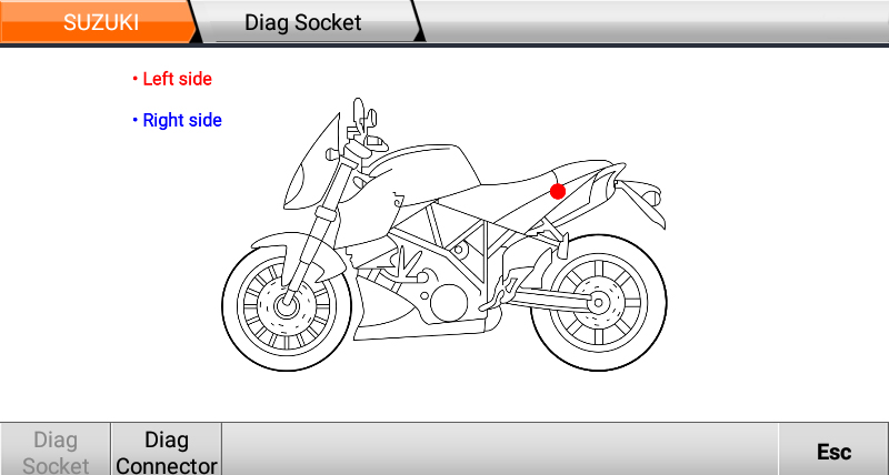 Connettore presa OBDStar MS50