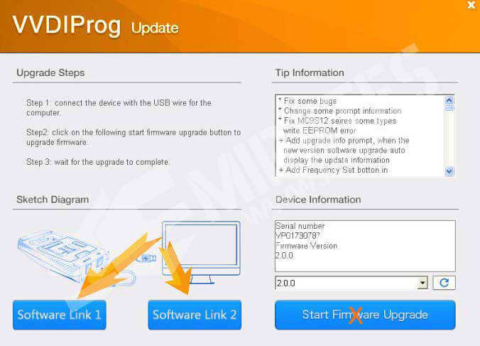 All Xhorse Tools Firmware Update Software except Key Tool Max Xhorse VVDI Tools Software Download