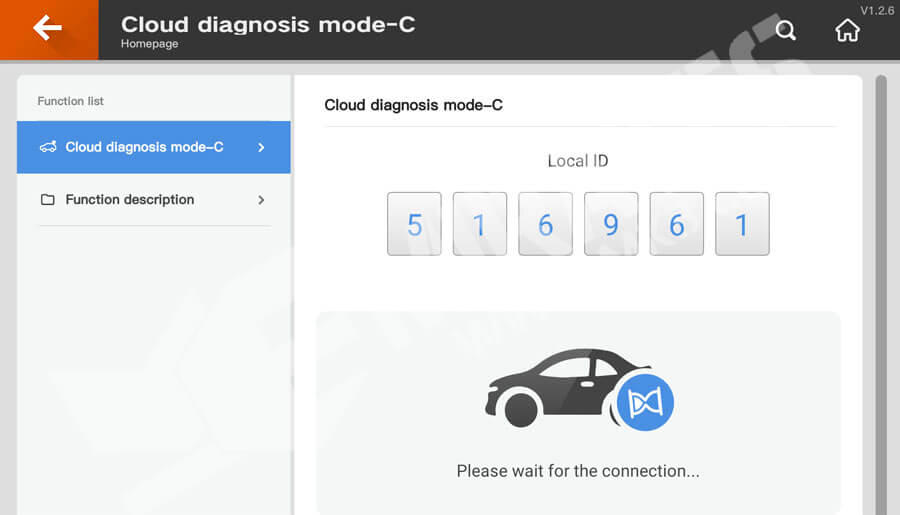 After keytool plus start the C mode of cloud diagnosis vvdi-key-tool-plus-prog-cloud-diagnosis-mode-c