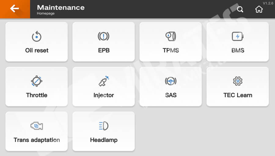 Xhorse VVDI Key Tool Plus Maintenance Function vvdi-key-tool-plus-prog-service-functions-Maintenance