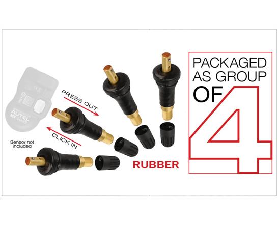 Autel 4 Rubber Press-IN Valve Stems For 1-Sensor Compatible with Autel 1-Sensors and Autel 315MHz & 433 MHz MX-Sensors | Emirates Keys