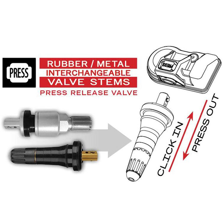 Autel TPMS 1-Sensor M (Press-in) combines both 315MHz + 433MHz frequencies into one TPMS sensor with the highest industry vehicle coverage | Emirates Keys