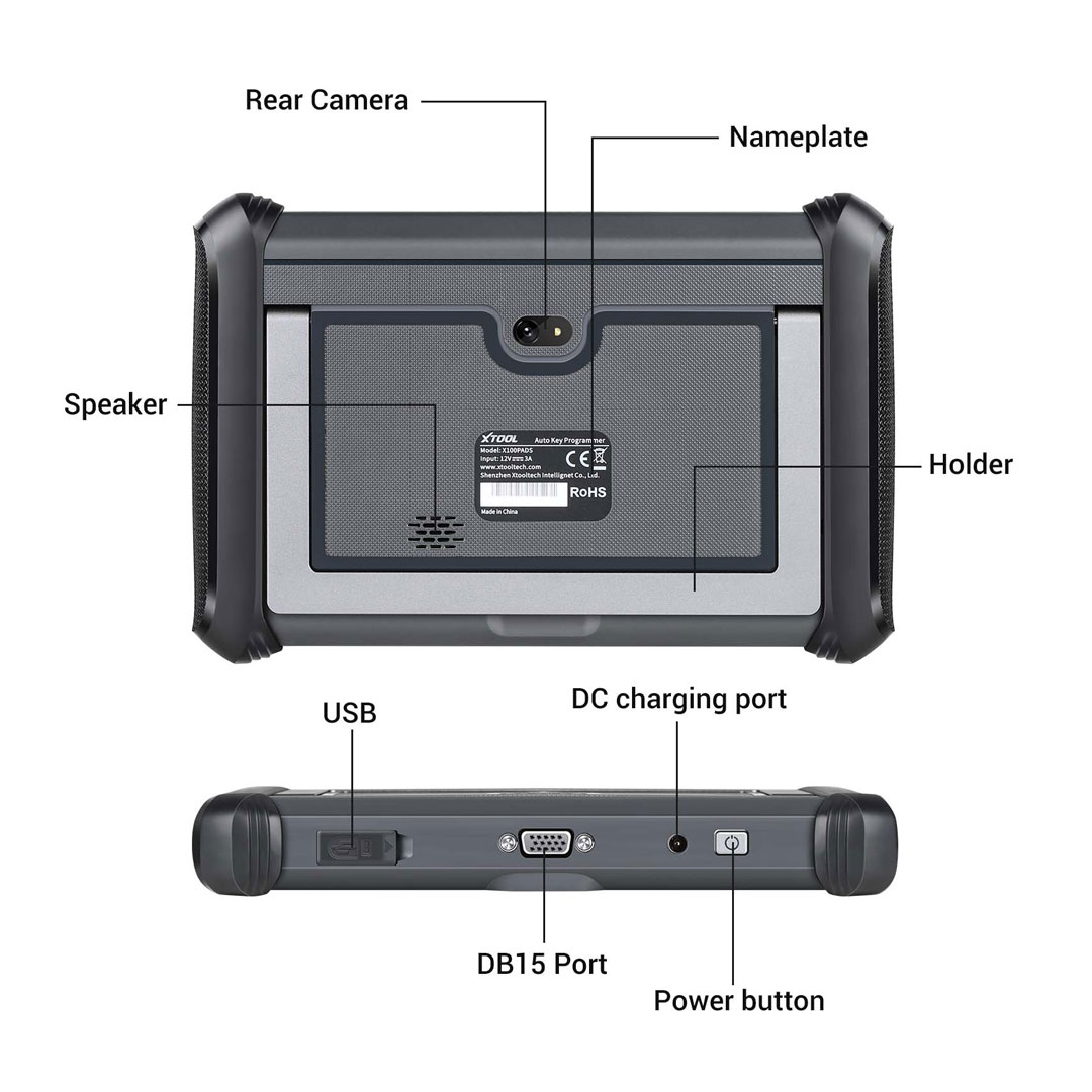 2024 Novo XTOOL X100 PADS Programador de Chaves com CAN FD DOIP Integrado Suporta 23 Funções de Serviço Substitui X100 PAD Atualização de 2 Anos | Chaves Emirates