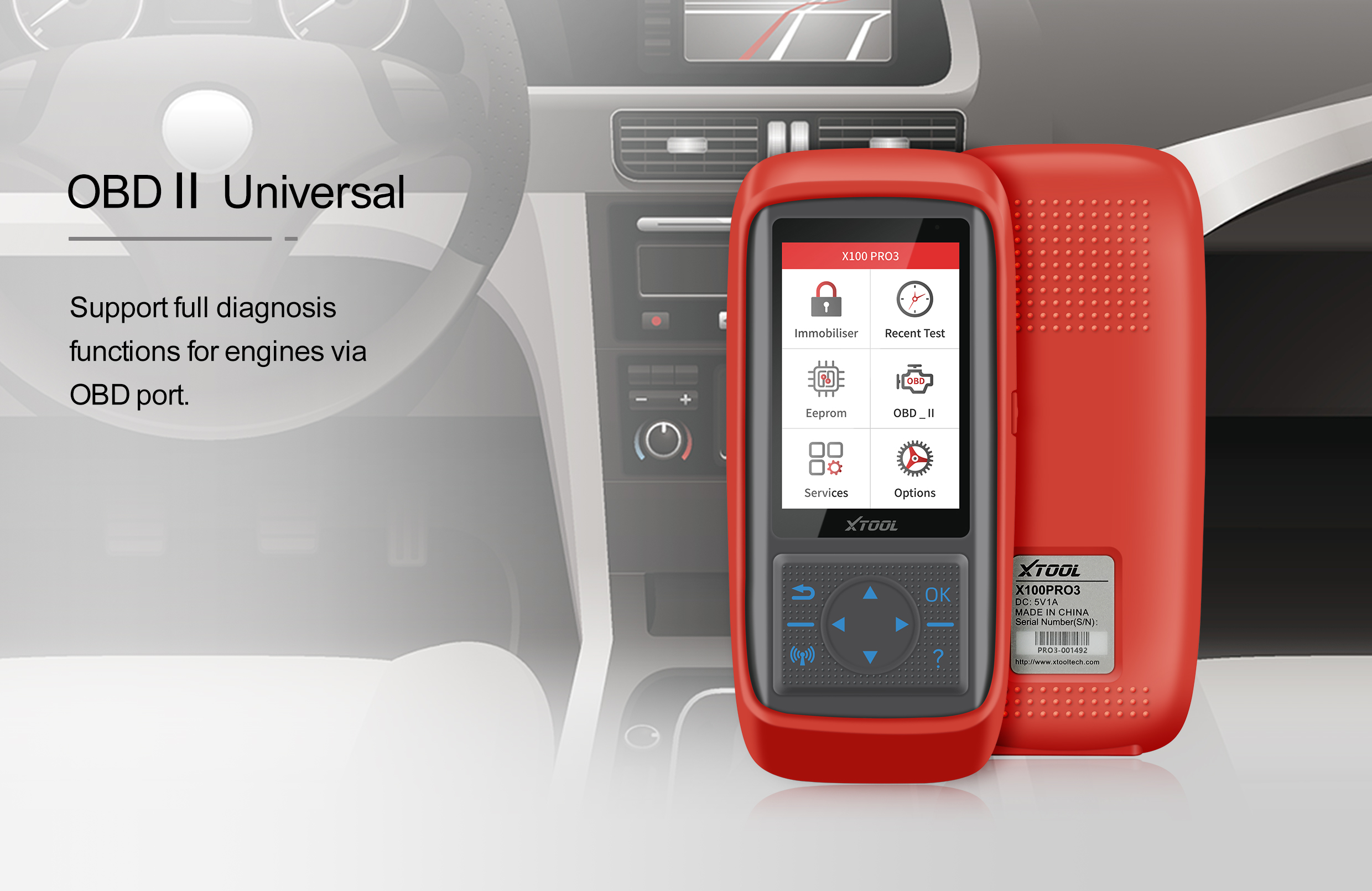 Yeni Xtool X100PRO3 Profesyonel Anahtar Programlayıcısı Anahtar Programlamayı ve Çeşitli Özel Fonksiyonları Destekler | Emirates Keys