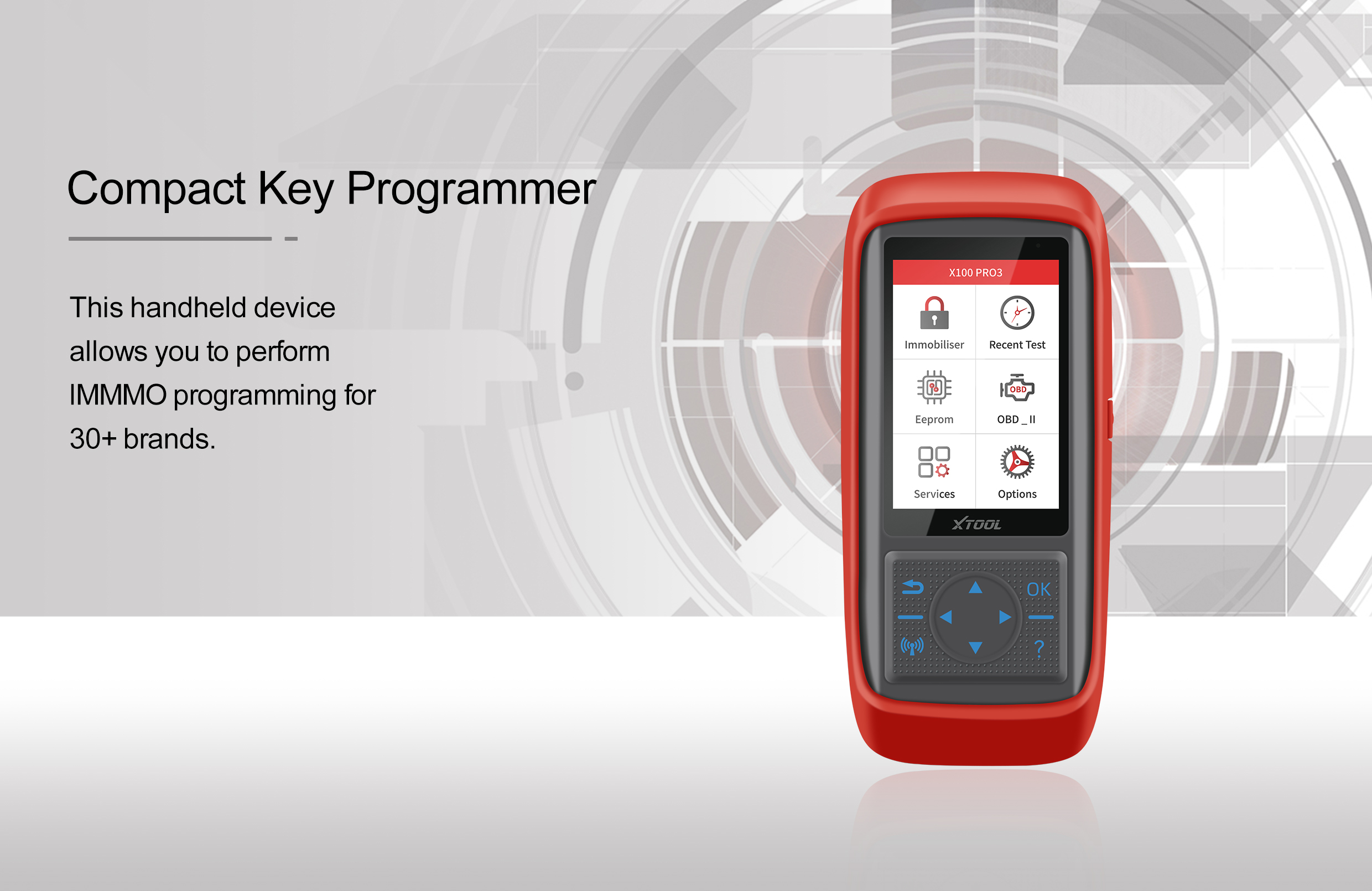 Yeni Xtool X100PRO3 Profesyonel Anahtar Programlayıcısı Anahtar Programlamayı ve Çeşitli Özel Fonksiyonları Destekler | Emirates Keys