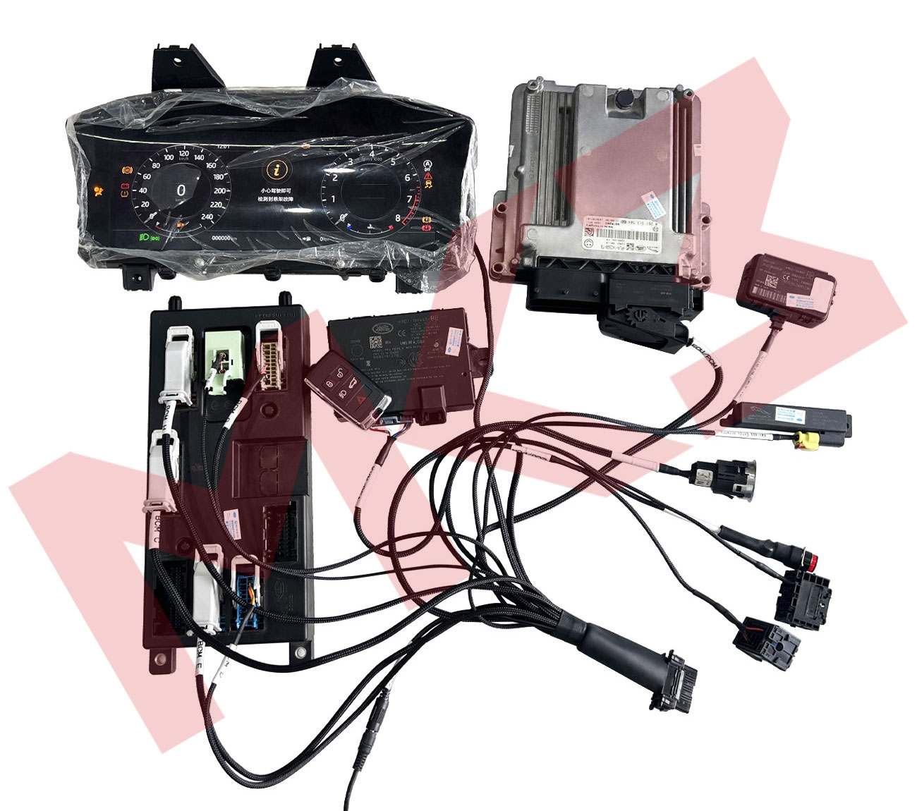Module de contrôle d'entrée sans clé BCM Land Rover Jaguar Comform, plateforme de test KVM RFA | Emirates Keys
