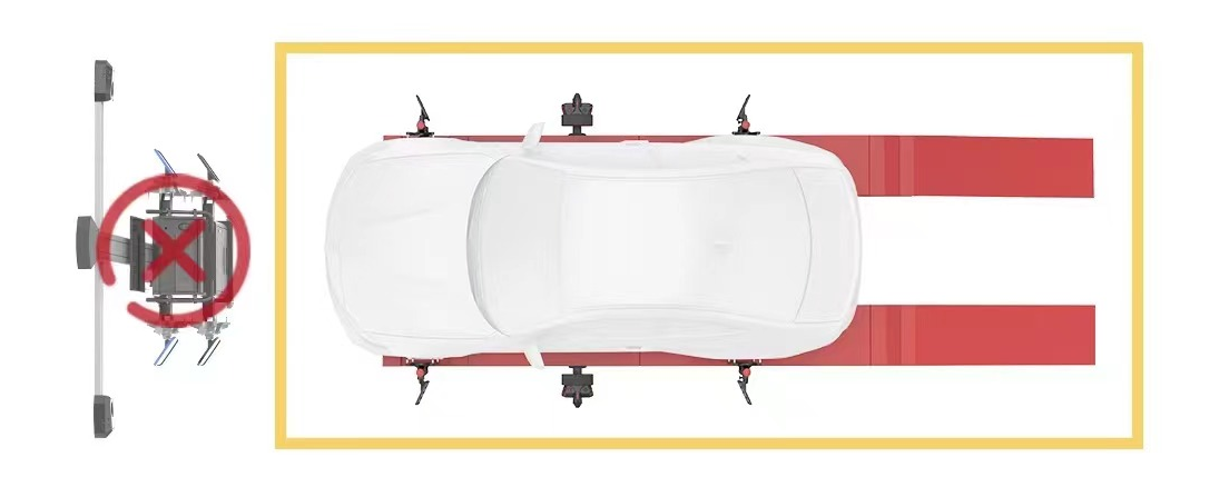 Launch X-613 Portable 3D Wheel Aligner Features