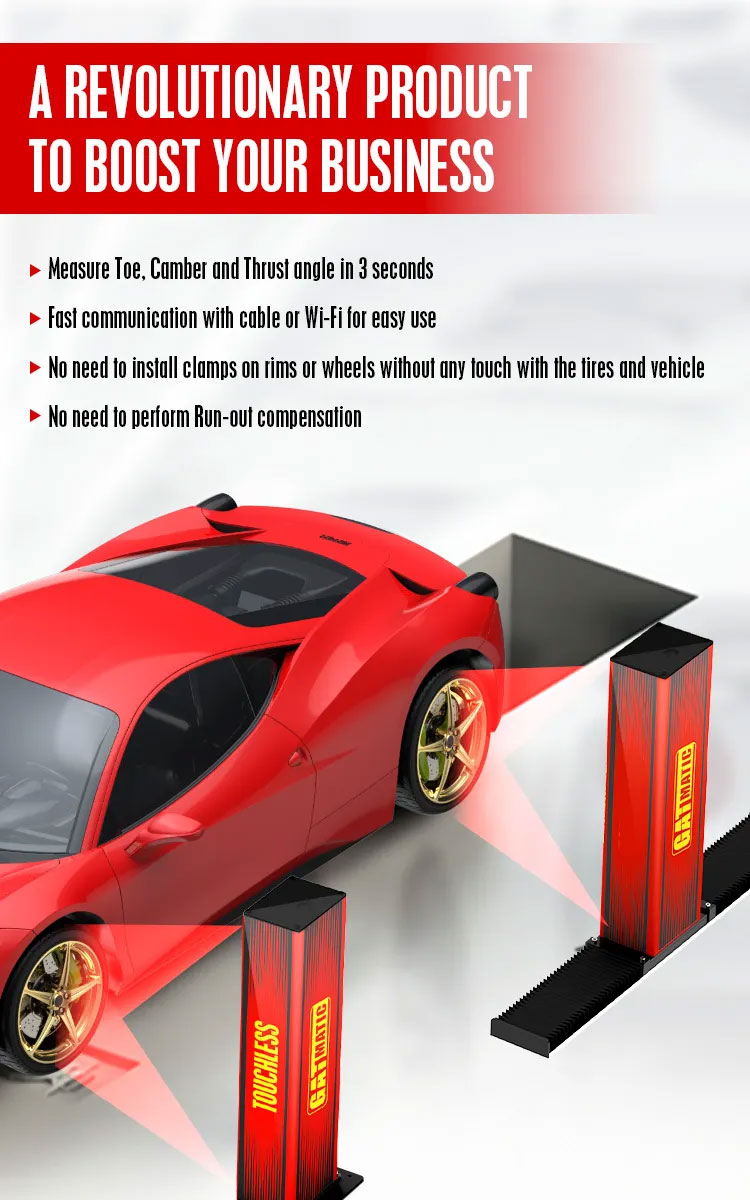 GA800 ProB Temassız tekerlek hizalama cihazı Detayı (2)