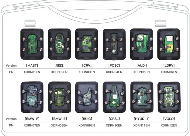 Xhorse_VVDI_Key_Tool_Key_Renewal_Adapters_1-12